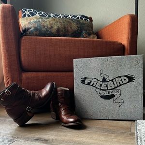 Freebird’s Sammi boots in Cognac